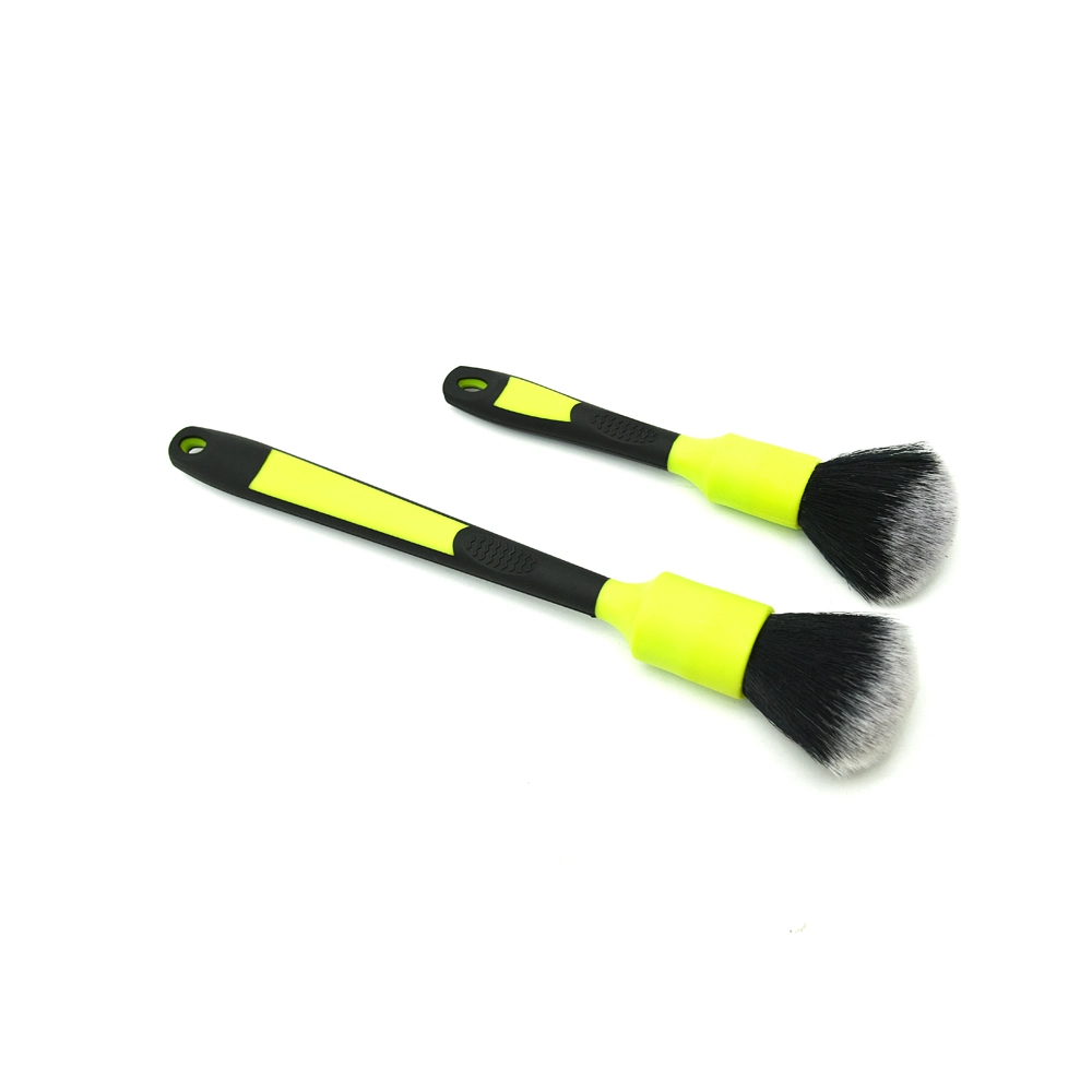 Shineopen New Hot Selling Rubber Handle Super Soft Car Interior Detailing Cleaning Washing Brush Set