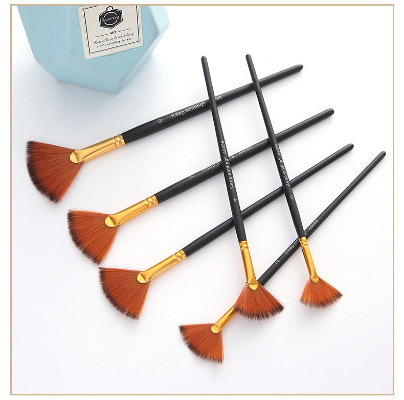 6PCS Art Set Paint Tools Nylon Bristle Artist Brush for Painting Drawing