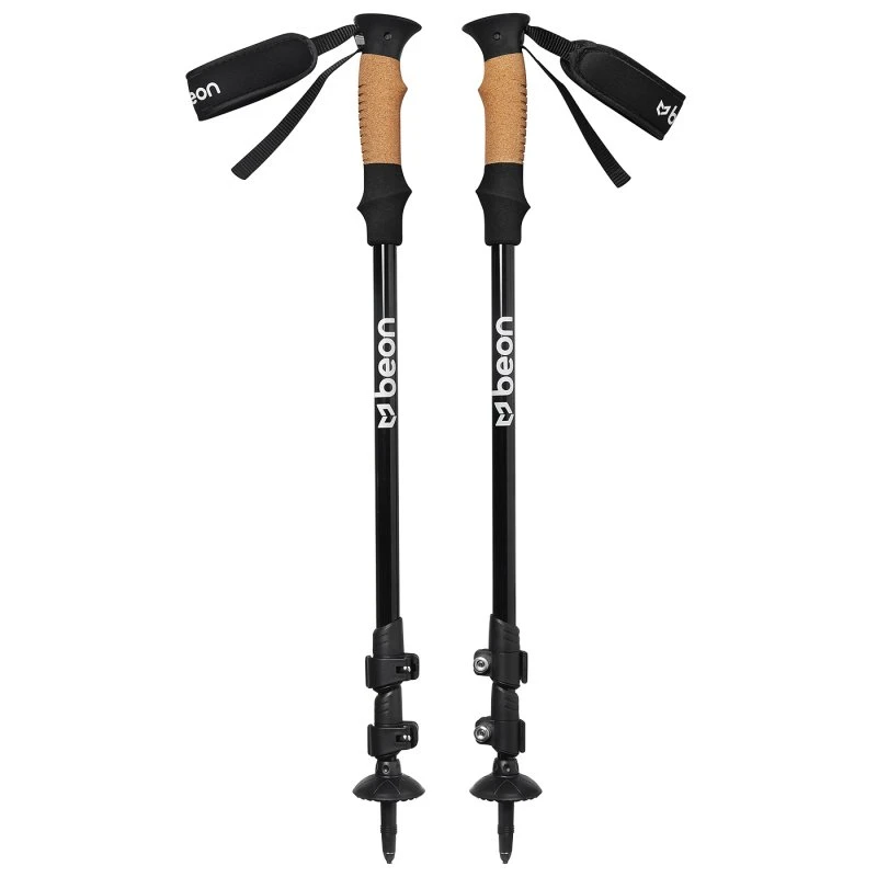 Mountaineering Compact Ergonomic Handle with Soft Strap Carbon Sticks Tactical Trekking Pole