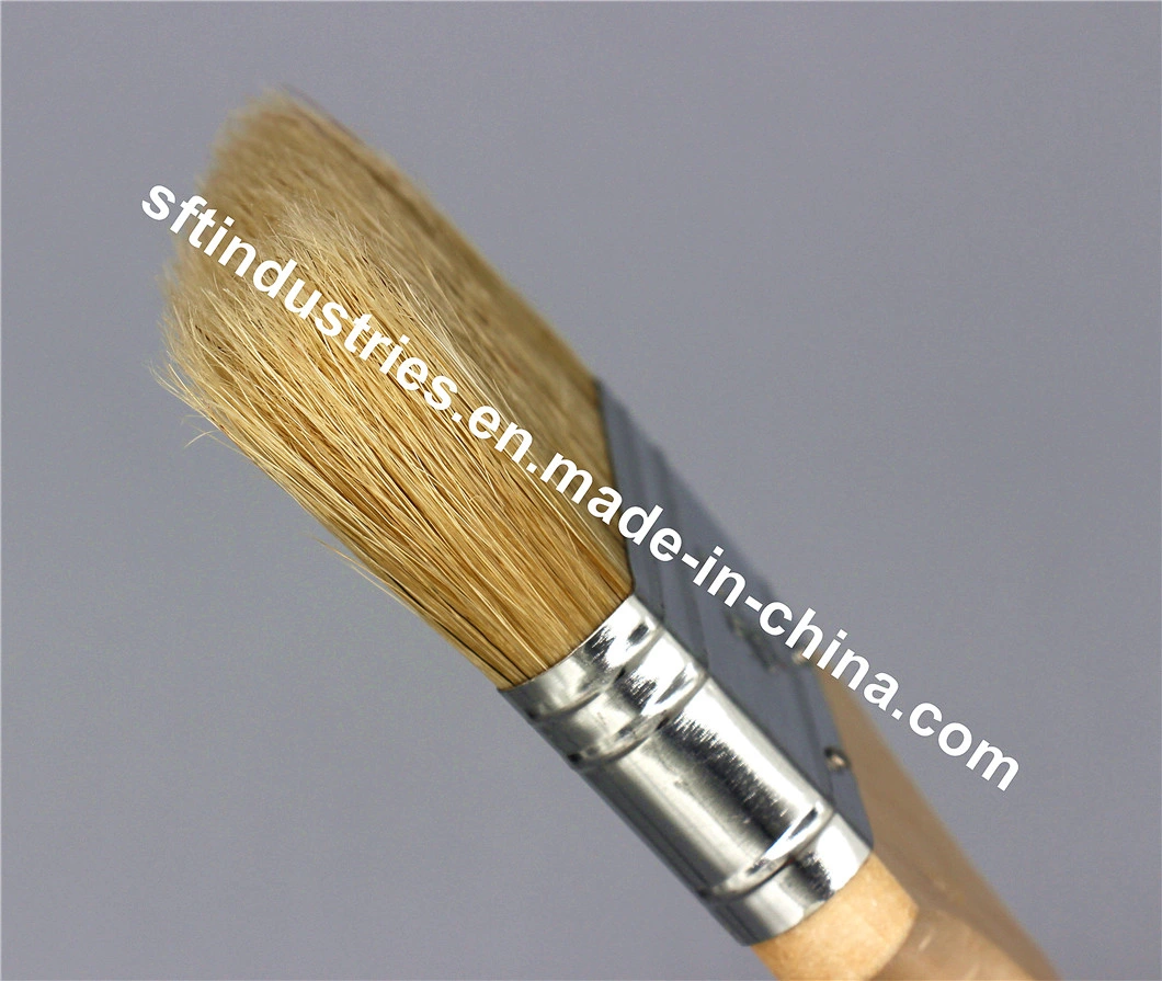 FRP Brushes with Wooden Plastic Handle for Fiberglass Laminating