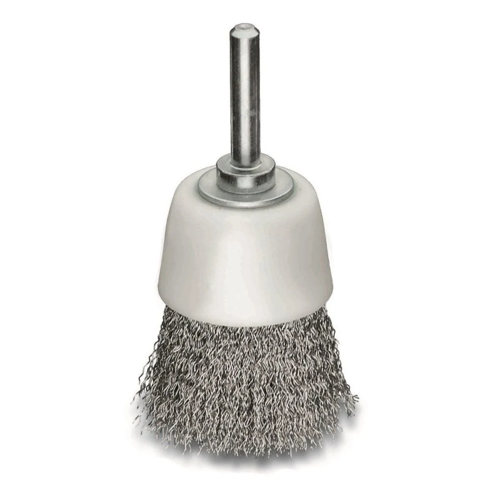 Hot Sale Good Price Polishing and Removing Metal External Mounted Crimped Steel Wire Cup Brush