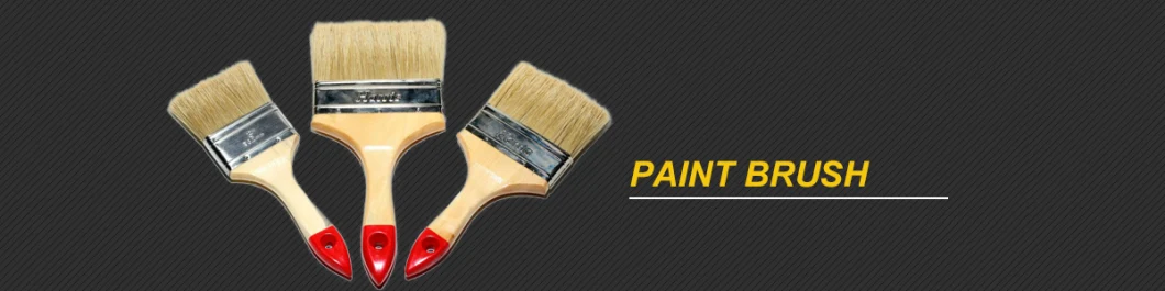 Wall Brush with Plastic Handle &amp; Wooden Base