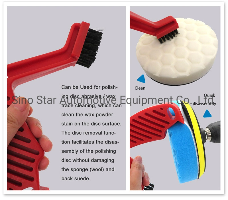 Polishing and Buffing Foam Pad Conditioning Brush Car Buffing Pad Professional Cleaning Tool for Buffing Pads