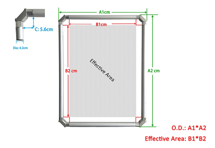 M3 Self Stretched Tensioning Newman Roller Screen Printing Frame