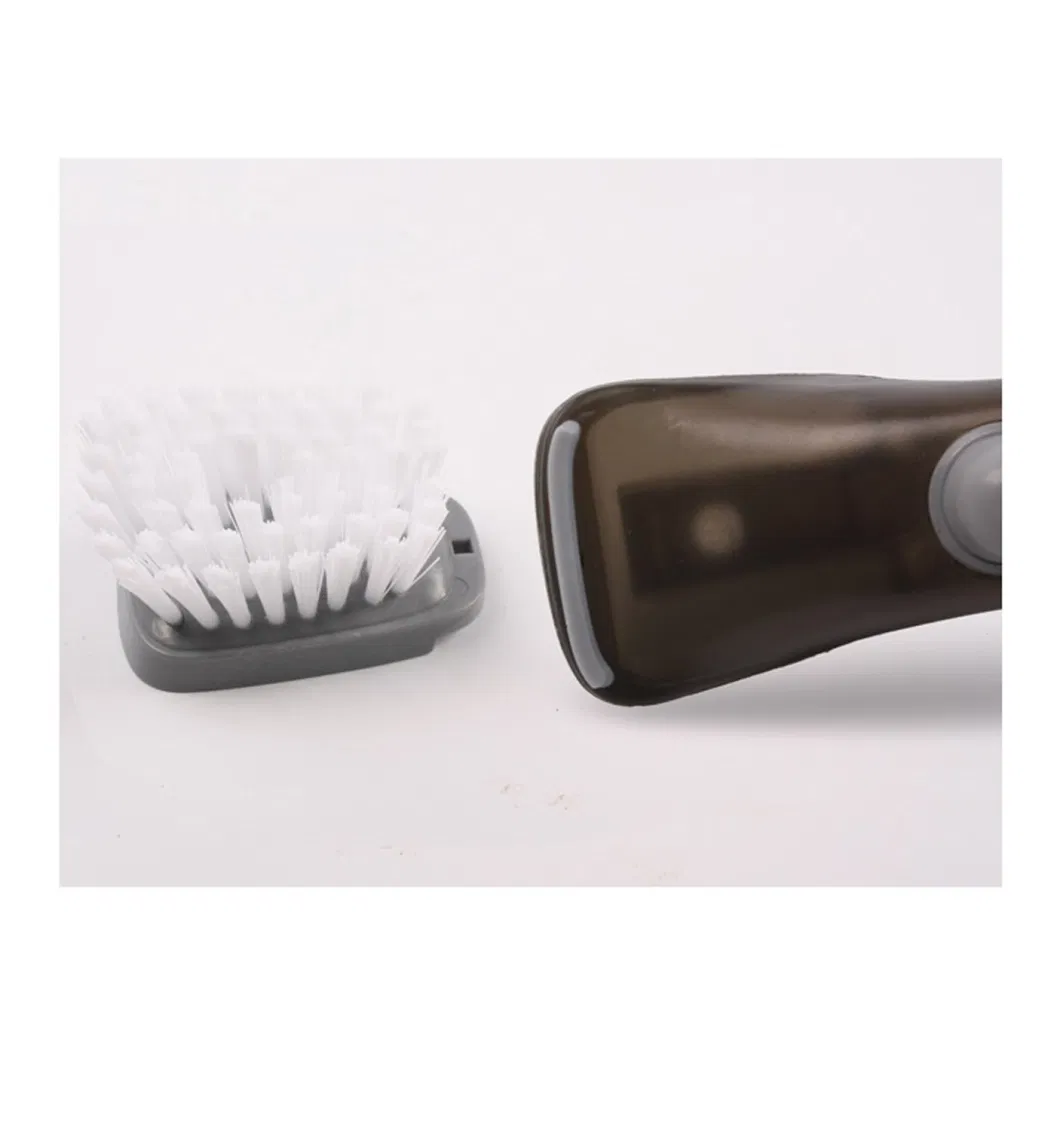 Scouring Pad Soap Dispensing Dish Brush with Replacement Head