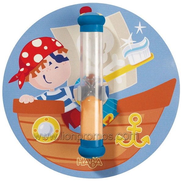 Children Promotional Gift Custom Printing Shape 2mins Bath Sand Timer