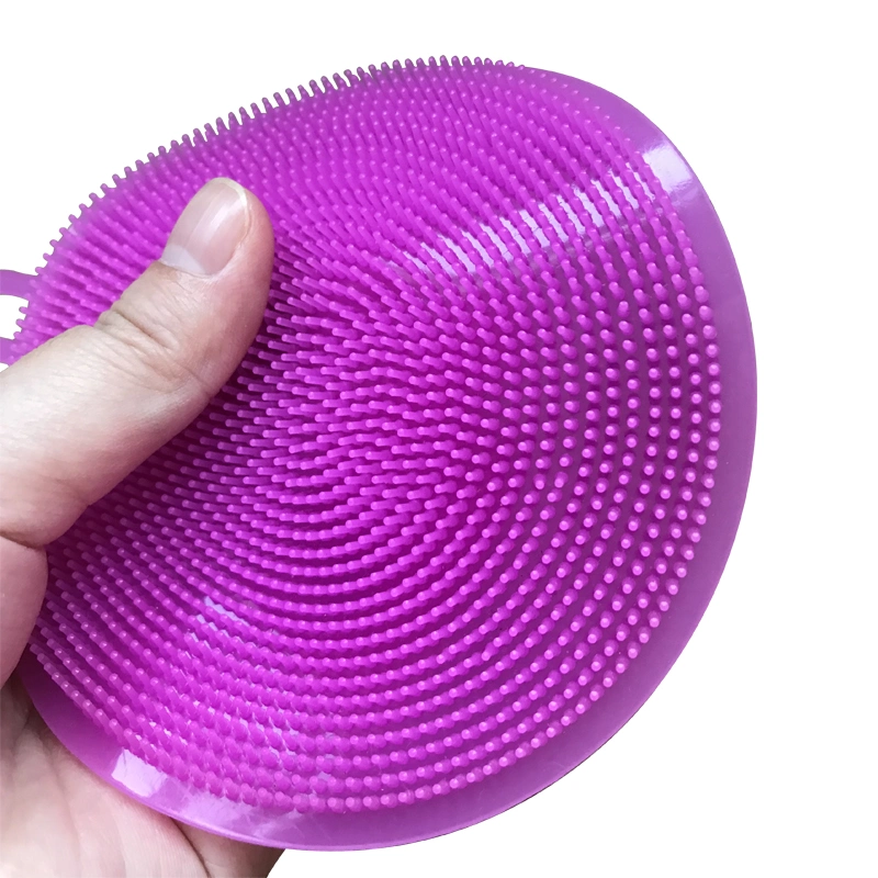 Silicone Scrubber, Silicone Sponges Multipurpose Kitchen Scrub Brush for Dish Pot