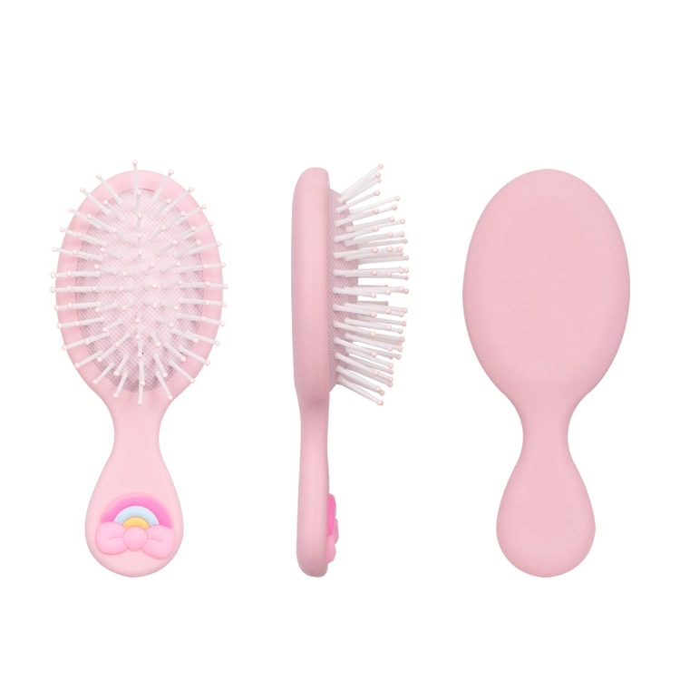 Fashion Style DIY Sticker Hair Brush for Kids and Girls