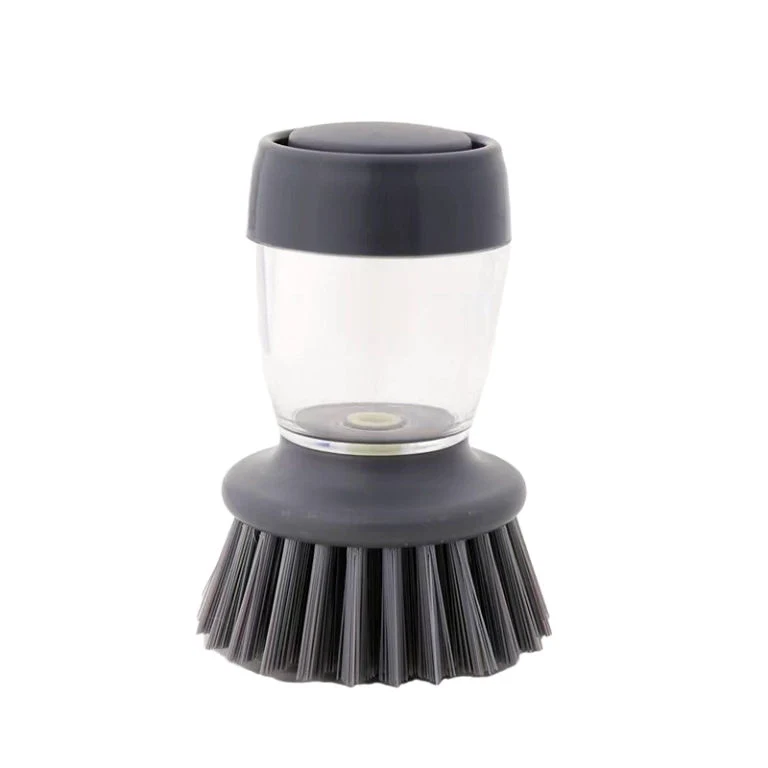 Automatic Liquid Dispenser Cleaner Palm Sponge Dish Cleaning Brush Pot Dishwashing Brush