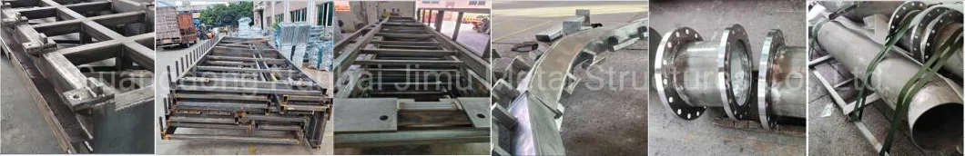 Jimu Galvanized Painted Conveyor Idler Frame Steel Structure Roller Frame