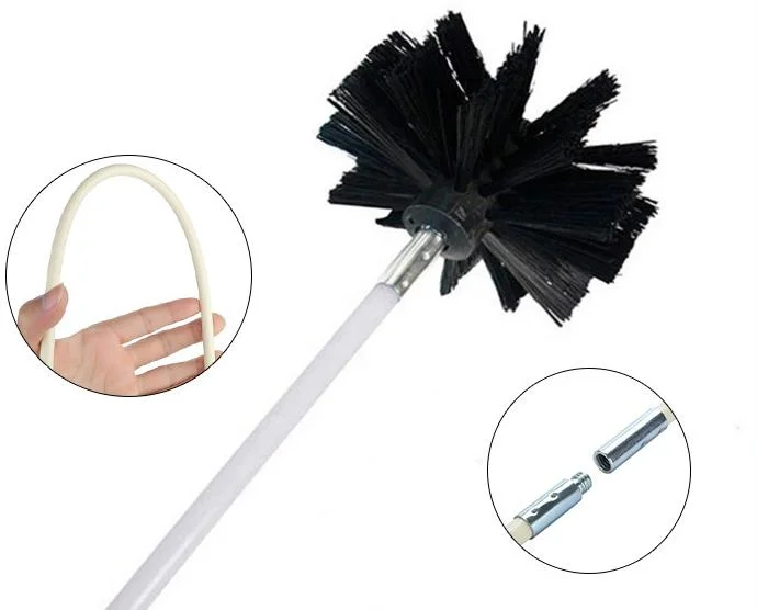 Chimney Sweep Brush Screw Brush Washer Range Hood Dryer Duct Brush Clean Brush