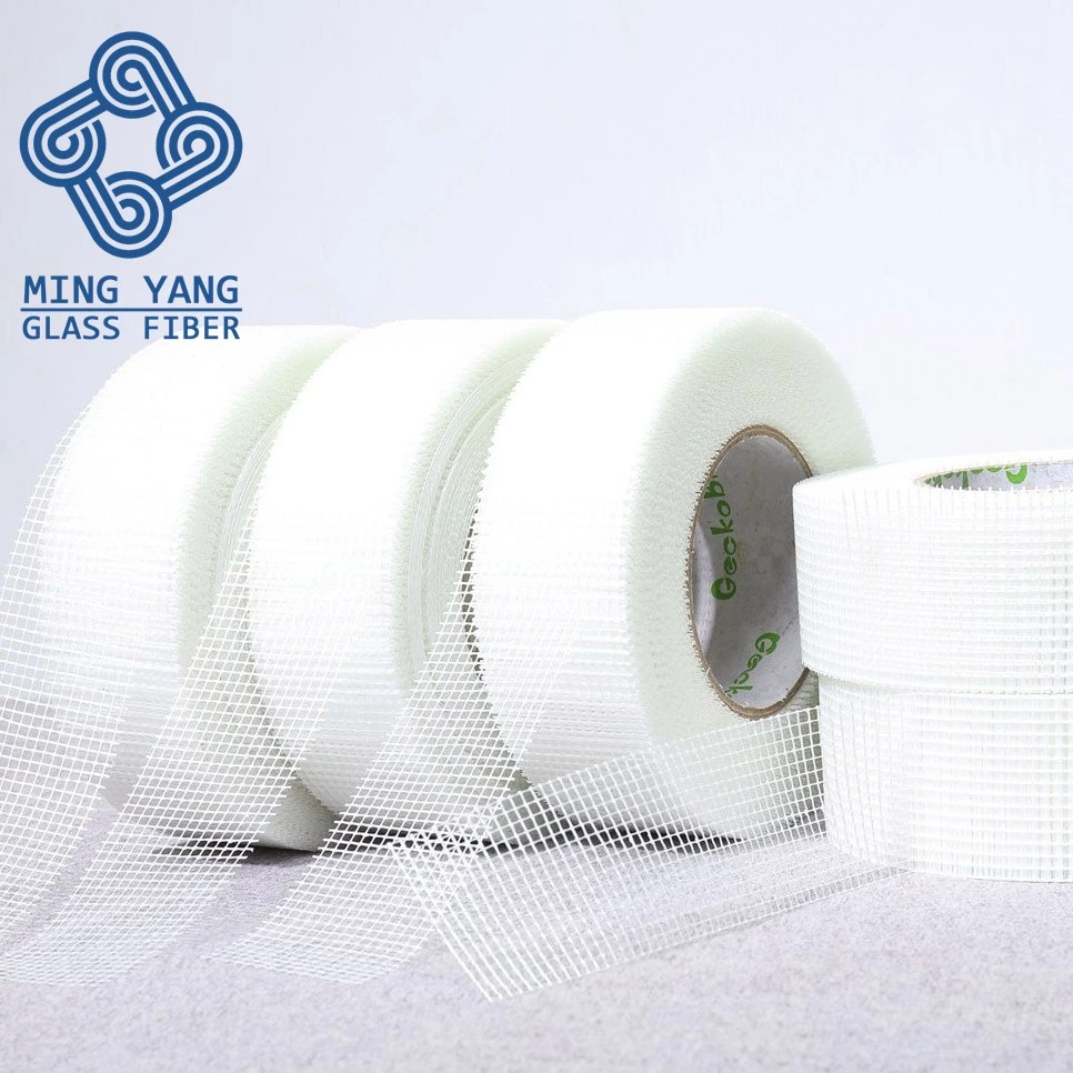 Self Adhesive Fiberglass Drywall Joint Mesh Tape with Soft Flexible Alkali Resistant Wall Material