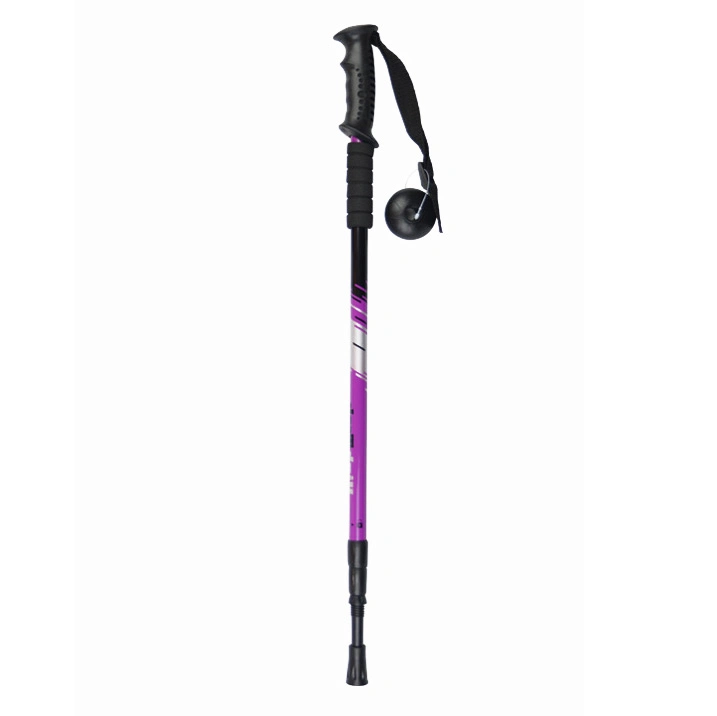 Adjustable Aluminum Hiking Pole Light Telescopic Nordic Style Walking Sticks Anti Shock Trekking Poles