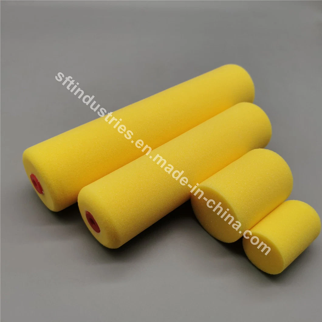 25GSM Polyester Sponge Flock Foam Rollers for Solvent Paint