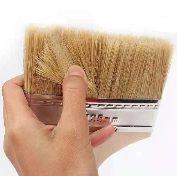 Flat Bristle Paint Brushes with Wooden Handle