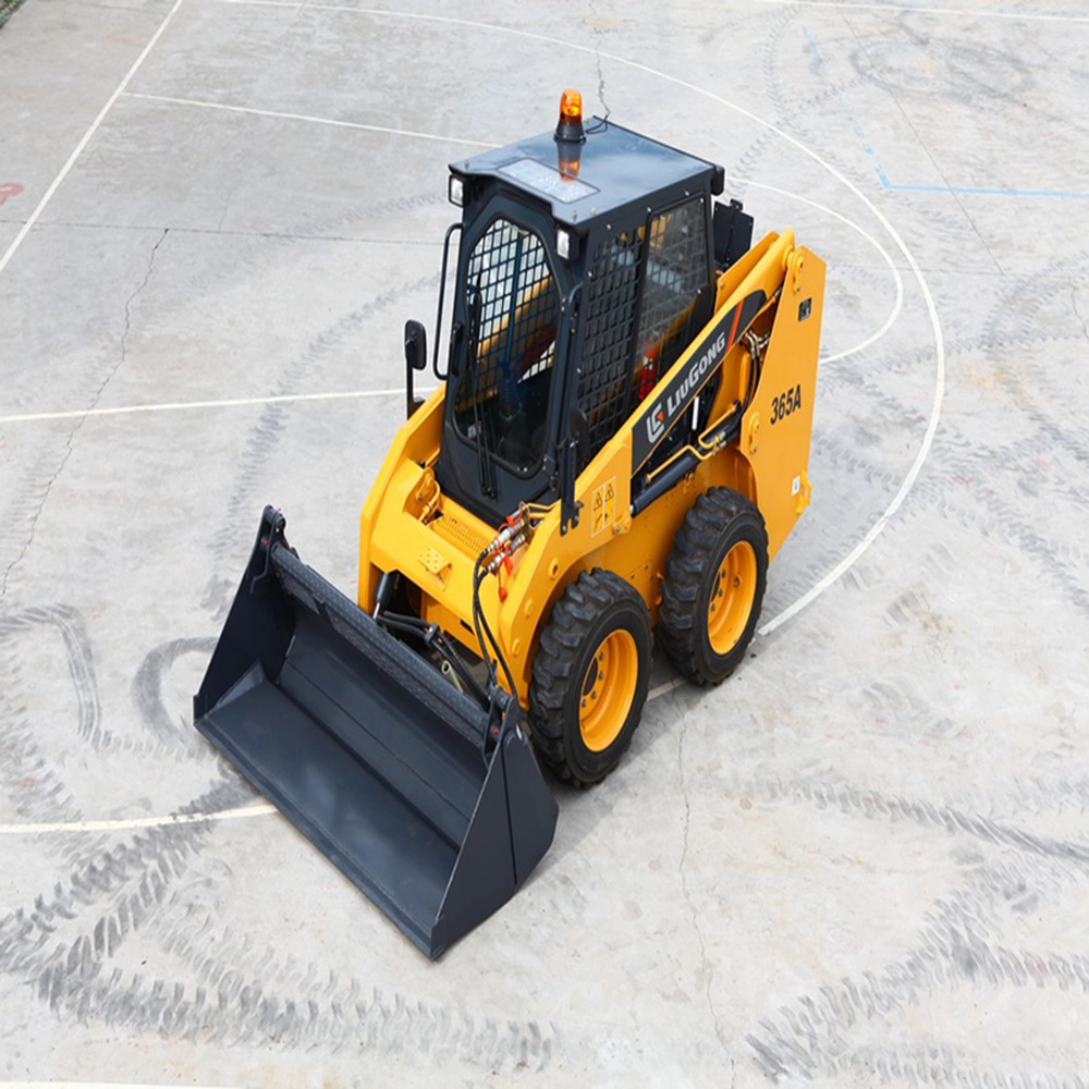 Liugong Hydraulic Skid Steer Loader for Sale Clg365A