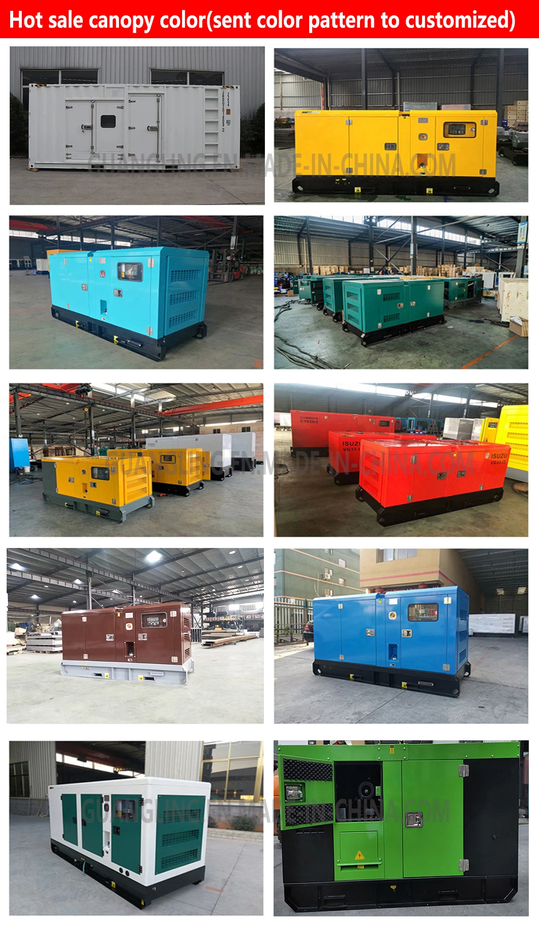 Factory Sale 800kVA 640kw 800kv Silent Type Diesel Generator with ISO9001 CE