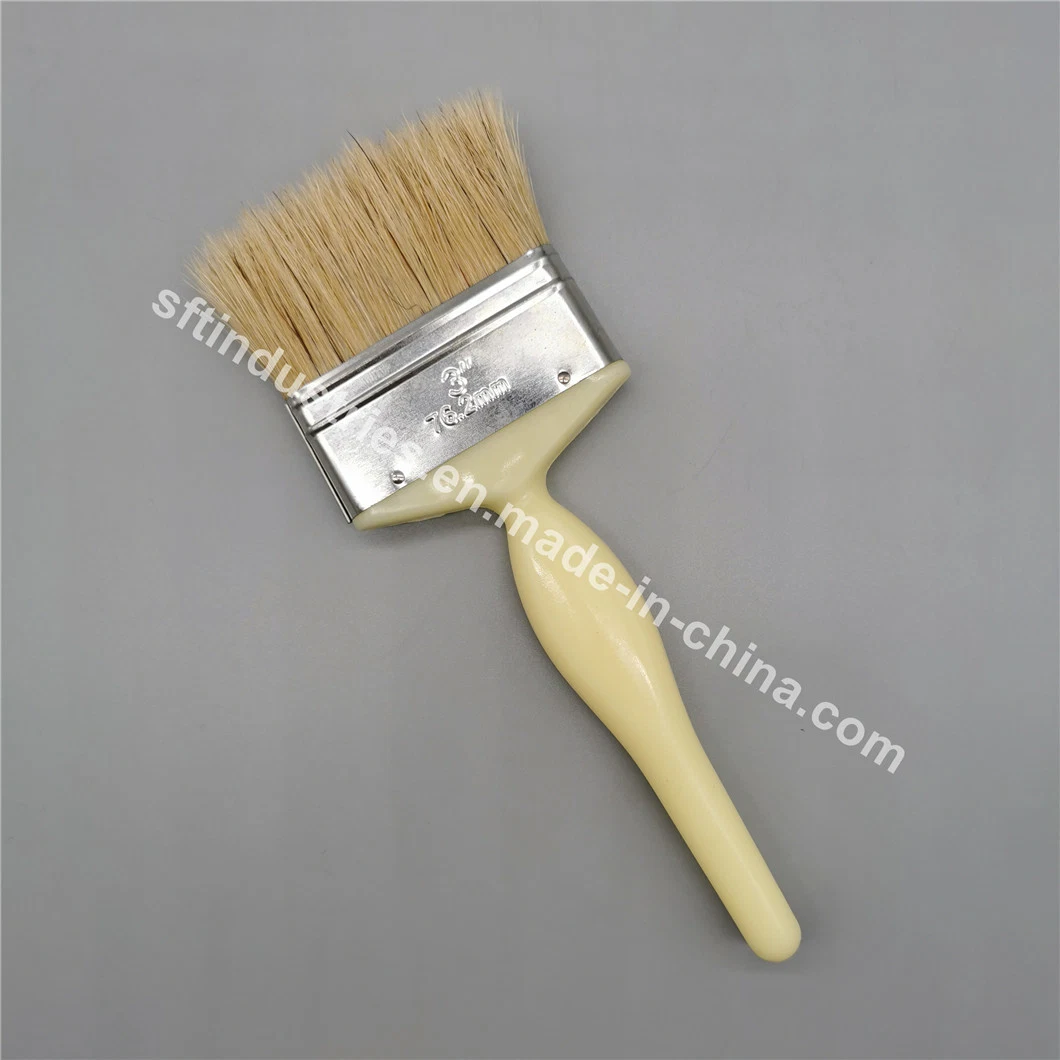 FRP Brushes with Wooden Plastic Handle for Fiberglass Laminating