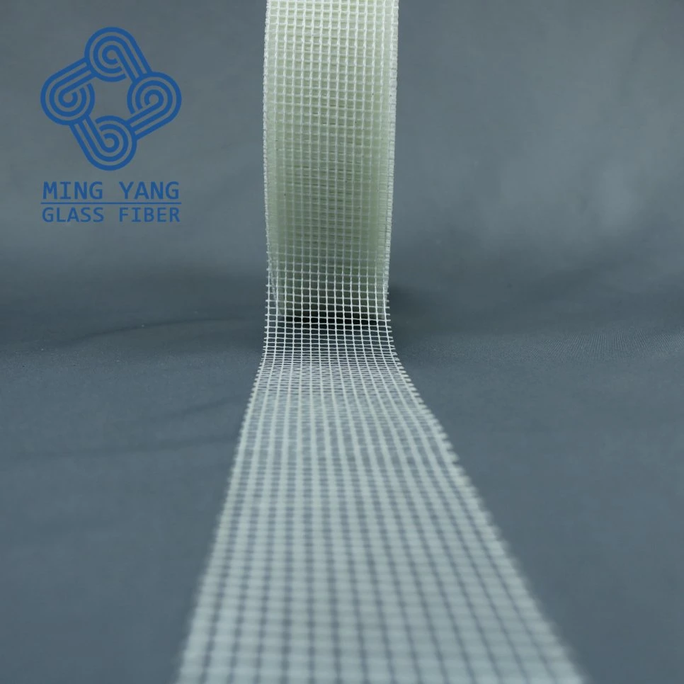 Self Adhesive Fiberglass Drywall Joint Mesh Tape with Soft Flexible Alkali Resistant Wall Material