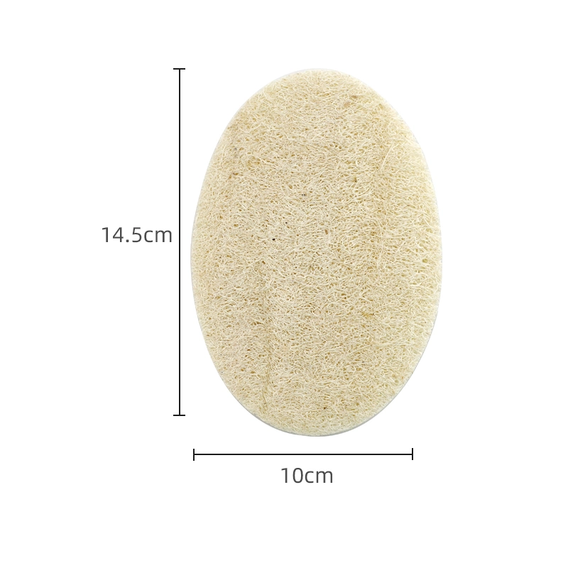 Oval Loofah Dish Brush Kitchen Non-Stick Wash Bowl Sponge Wipe Multi-Functional Loofah Brush