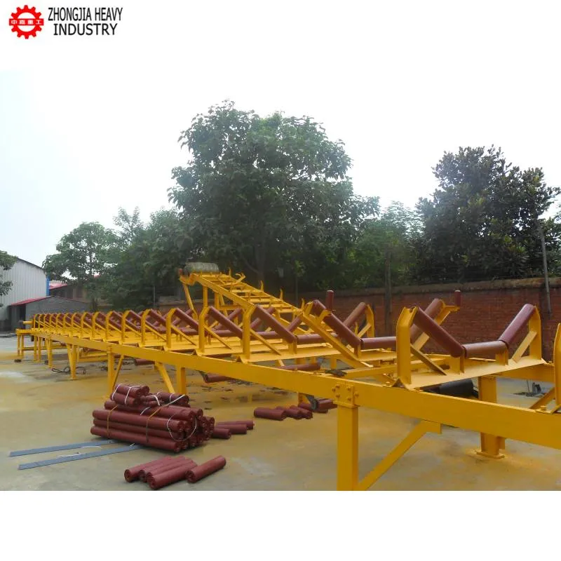 Factory Price Customized Td75 Dtii Steel Carrying Return Conveyor Roller Bracket Frame