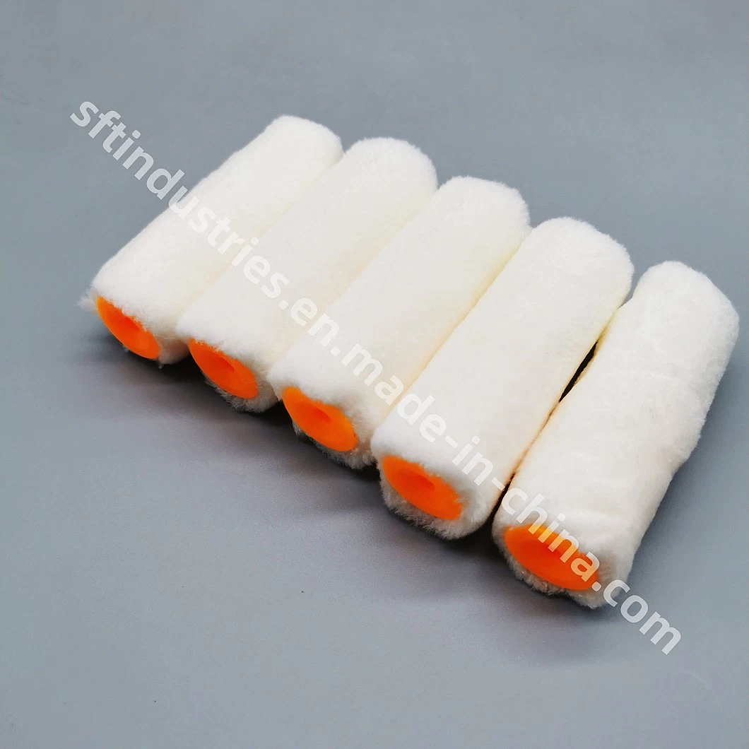 40mm Diameter Wool Roller Sleeves Solvent Resistant Roller Brushes