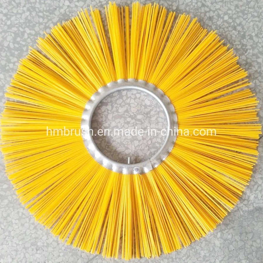 7&quot; 24&quot; Poly and Wire Flat Ring Wafer Brush