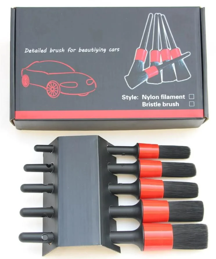 Car Detailing Brush Supplies Interior Cleaning Equipment Car Clean Brush Set