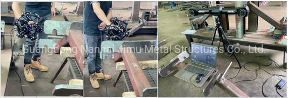 Jimu Galvanized Painted Conveyor Idler Frame Steel Structure Roller Frame