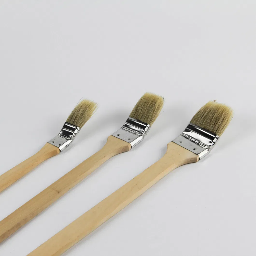 Many Colors 150 Degree Brush with Long Wooden Plastic Handle