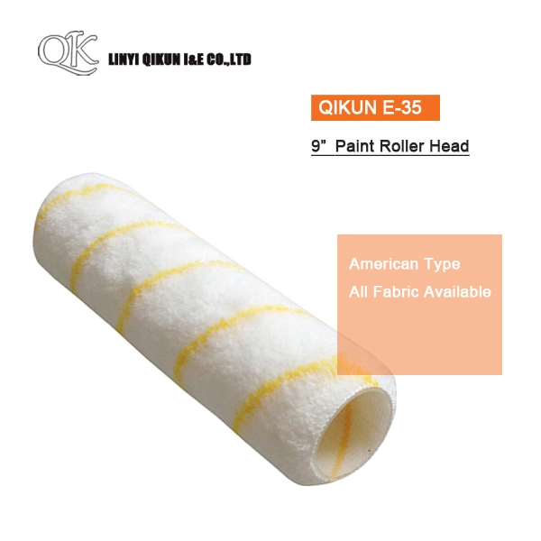 E-25 Hardware Decorate Paint Hand Tools Acrylic Fabric Paint Roller Yellow Color Sponge Foam Roller