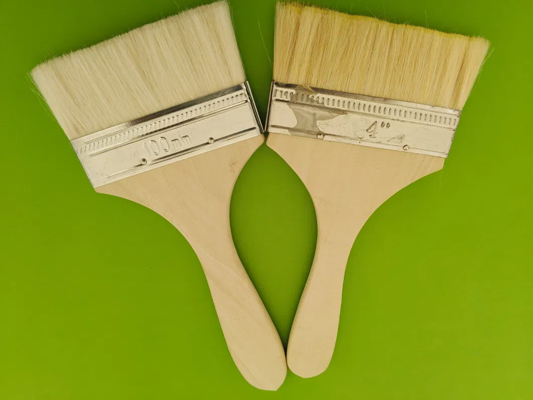 Wood Handle Wall Painting Tools Paint Wool Brushes for Decorating