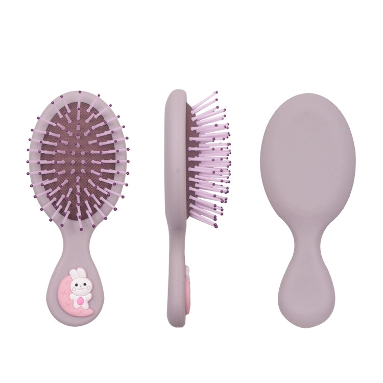 Fashion Style DIY Sticker Hair Brush for Kids and Girls