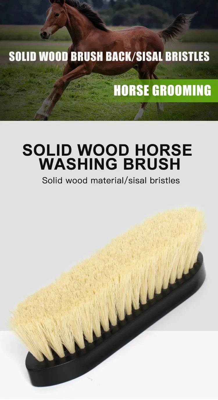 Luxury Wooden Horse Care Products Horse Grooming Equipment Hair Brush