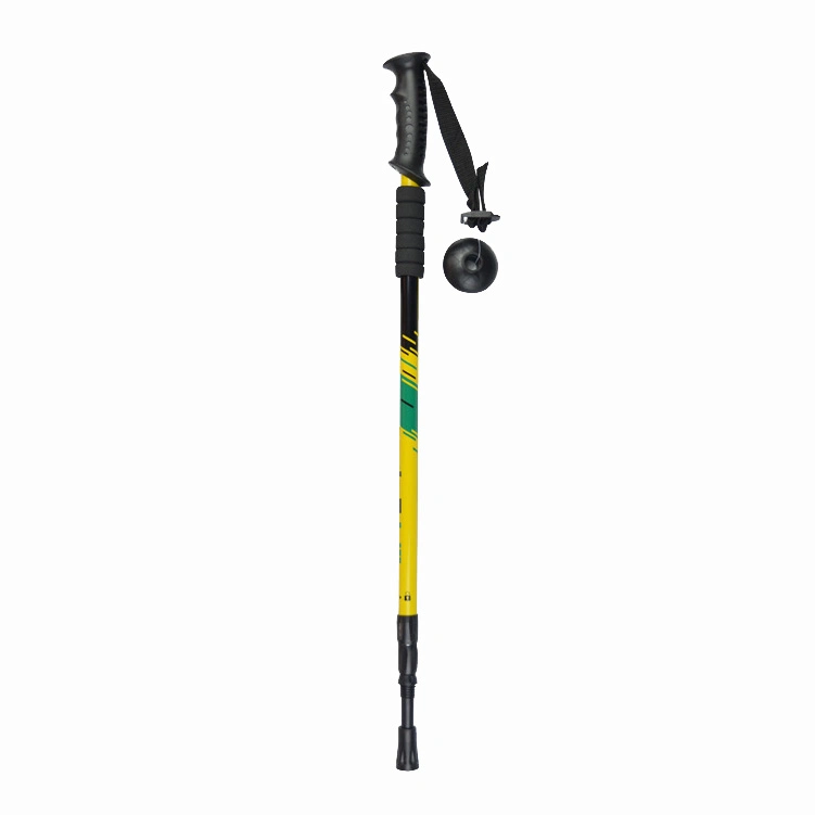 Adjustable Aluminum Hiking Pole Light Telescopic Nordic Style Walking Sticks Anti Shock Trekking Poles