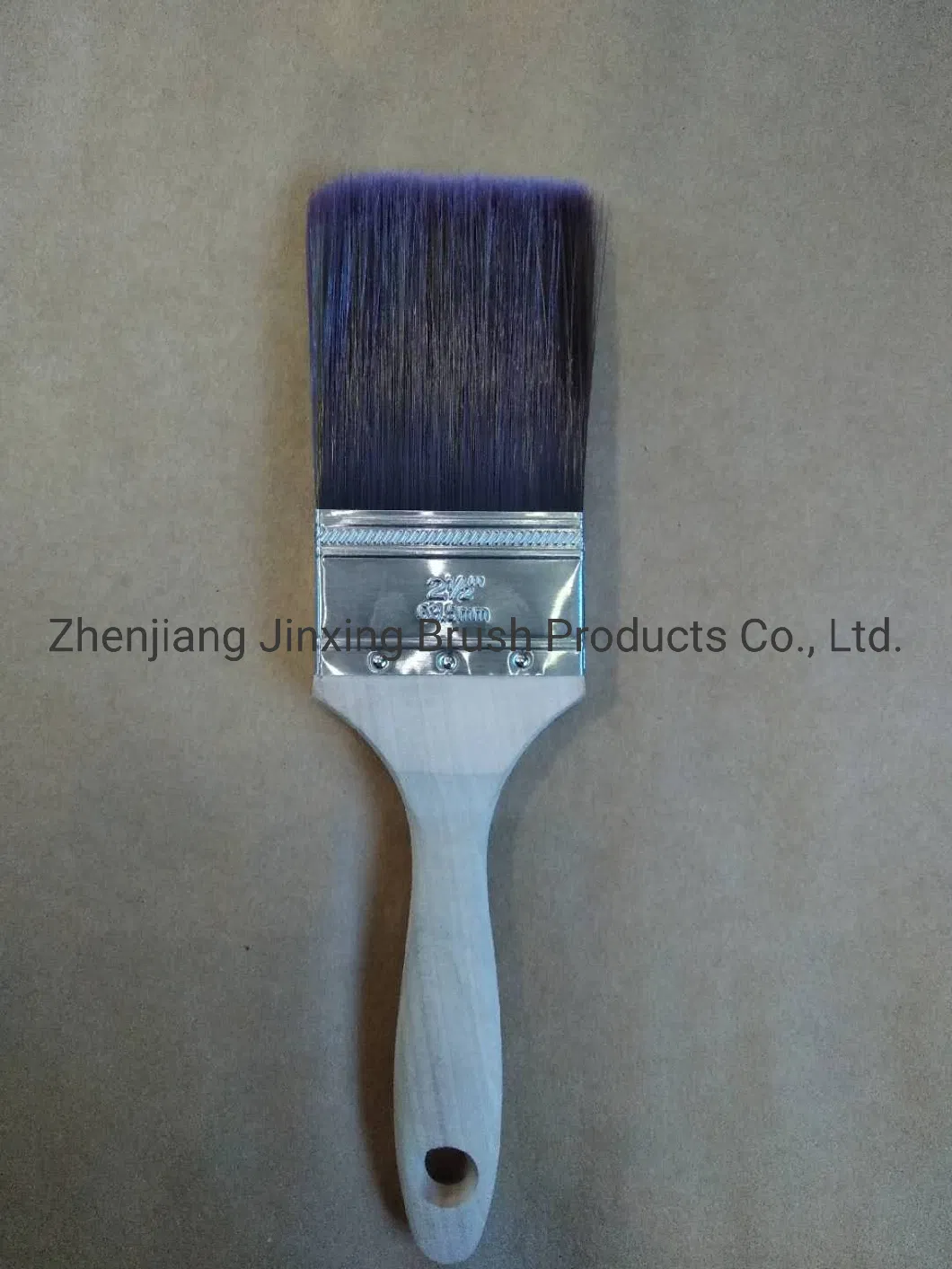 Long Handle Paint Brush, 2.5&quot; Oval Ferrule Paint Brush