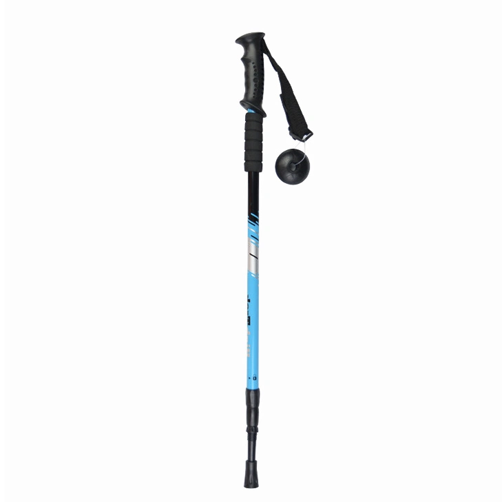 Adjustable Aluminum Hiking Pole Light Telescopic Nordic Style Walking Sticks Anti Shock Trekking Poles