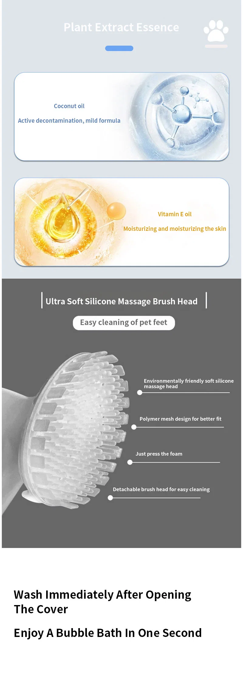 200ml All-Purpose No-Wash Foam Sole Cleaning Brush