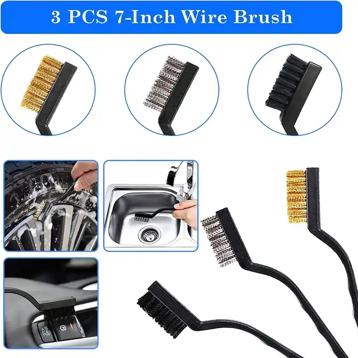 22PCS Car Detail Brush Waxing Tire Interior Cleaning Set