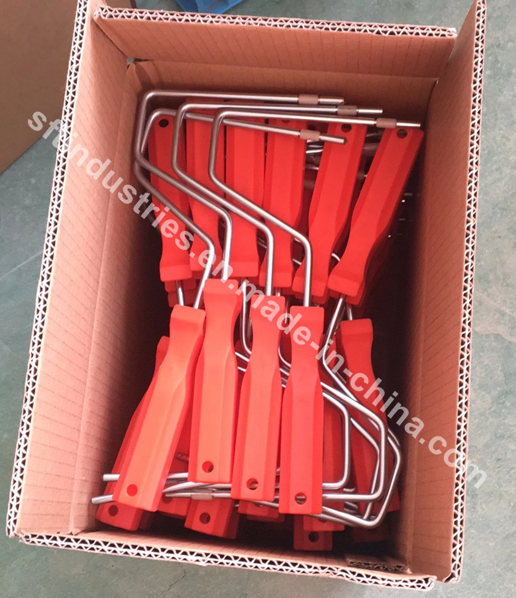 Quick Change Plastic Handle Shanks Paint Roller Frame for FRP