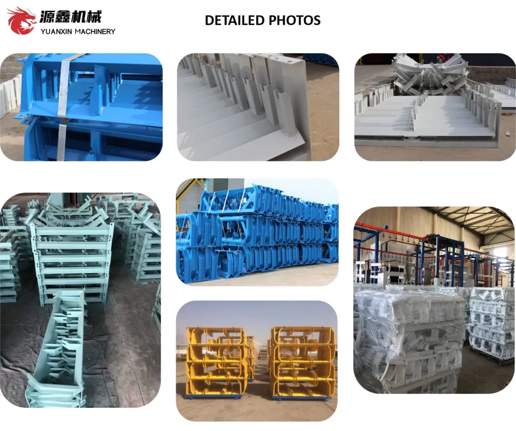 Long-Lasting Conveyor Carrier Return Impact Roller Idler Frames for Mining and Coal Industry