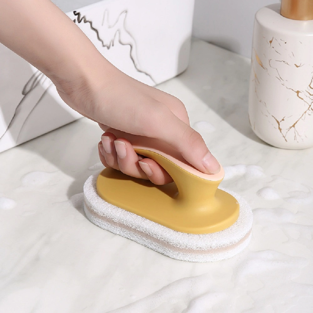 Bathroom Tile Sponge Multifunctional Wiper Long Handle Foldable Cleaning Brush Mi18127