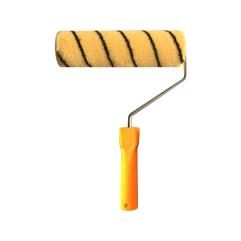 Yellow Sponge Material Plastic Handle Paint Roller