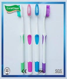 Fresh up Adults&prime; Toothbrush with Colorized Bristle