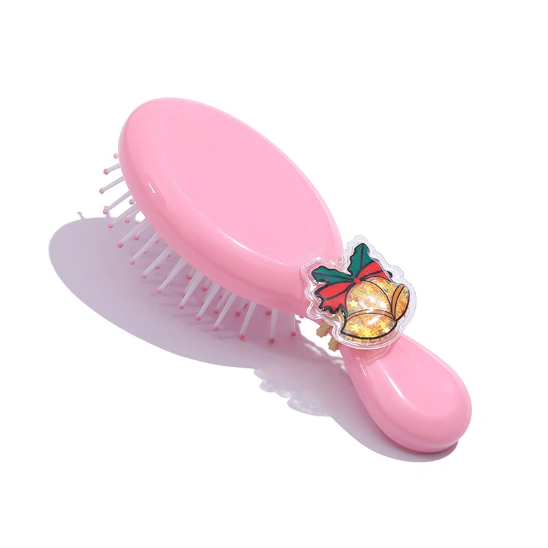 fashion Plastic Pocket Size Kids Hair Brush Cute Children Hair Brush with Head Band