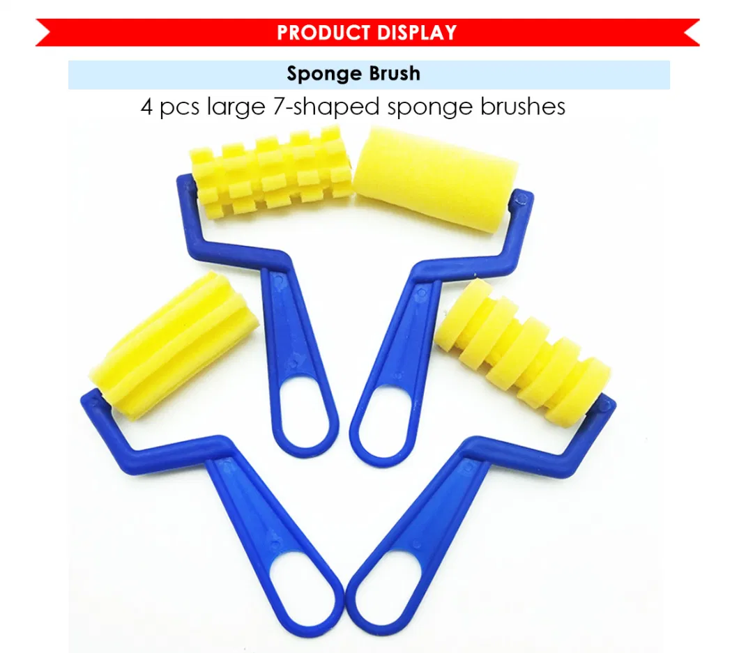 Foska New Item Large 7-Shaped Sponge Brushes