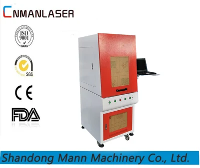 10W/ 20W/ 30W/ 50W Raycus/ Max/ Ipg Portable CO2 Laser Marking Printing Machine Price for Logo Printing on Nonmetal Material