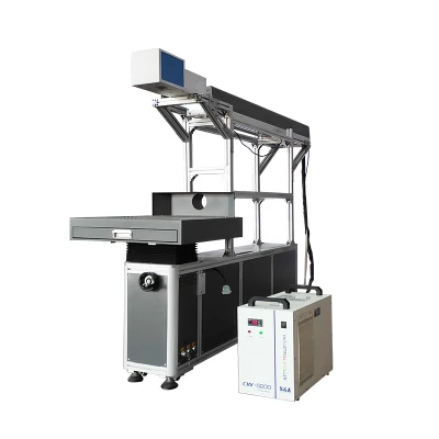 Water Cooling CO2 Laser Tube 100W 130W 600*600mm Wood Laser Marking Machine for Sale