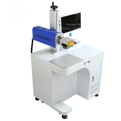 Carbon Dioxide Laser Radiofrequency Tube Marking Machine Plastic PVC Towel Wood Air Cool Portable RF CO2 Laser Marking Machine