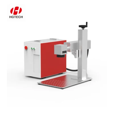 Hgtech Economical Fiber Laser Engraver CO2/UV/Fiber 20W 30W 40W 50W Laser Marking Machine Deep 3D for Jewelry Metal and Plastic Engraving Printing Machine